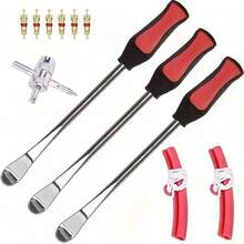 12pcs Tire Lever Tool Spoon And Wheel Rim Protectors Tool Kit For Motorcycle Dirt Bike Lawn Mower Tire Changing Tools Kit Dirt Bike Touring Set - Multicolor - View 8