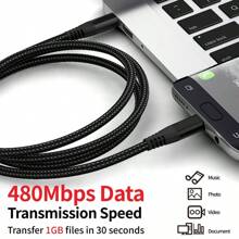 USB-A auf USB-C Kabel, Typ-C 60W Superschnell-Ladekabel, USB-C Nylongeflecht-Ladekabel kompatibel mit Apple 16 15/Plus/Pro/Pro Max, Galaxy S25 S24 S23 S22 S21 S20, Schnell-Ladekabel 60W USB-C auf USB-C kompatibel mit iPhone 16, 16 Pro Max, 15, 15 Plus, 15 Pro, 15 Pro Max, kompatibel mit Redmi, kompatibel mit OnePlus