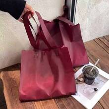 10pcs/High End Frosted Clothing Store, Clothes For Shopping, Hand-Held Bags, Plastic Bags, Gift Packaging And Packaging