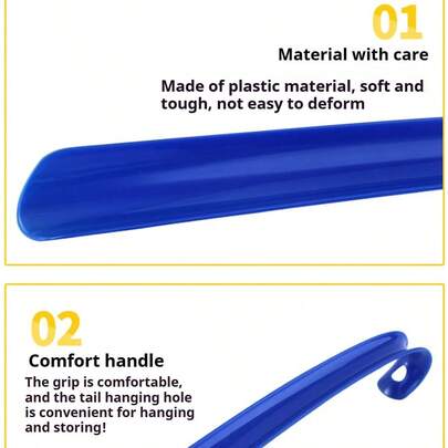 加长加厚防弯折鞋拔 - 轻松收纳鞋子，适用于酒店和家庭 - 节省空间，方便使用的鞋抽屉助手，鞋子，春夏精选，伴娘礼物，房间，卧室装饰，海滩，旅行，男士，女士，度假，可爱小物