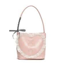 The 2025 New Lace Shoulder Bag For Cute Girls Is A Perfect Match For All Your Outfit Styles. Perfect Gift For Yourself, Friends, Family Or Lovers. - 粉色 - 查看 7