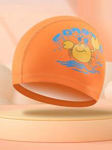 1pc Children Cartoon Swimming Cap With Ear Protection, Suitable For Boys And Girls - Multicolor - View 10
