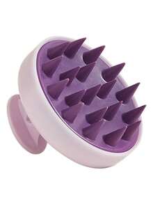 1 件硅胶洗发刷，家用头发清洁按摩器，适用于头皮，缓解瘙痒 - 彩色 - 查看 4