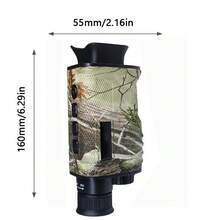 HD 1080P Night Vision Monocular With 7 - Level IR Adjustment, USB Rechargeable: Ideal For Hunting And Camping - Camouflage - View 2