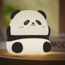 Panda Night Light, Silicone LED Night Light, Dimmable With Timer, 800 MAh Rechargeable Night Lamp,Touch Controls , Panda Gift 