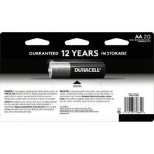Duracell Coppertop AA Batteries With Power Boost Ingredients, 20 Count Pack Double A Battery With Long-Lasting Power, Alkaline AA Battery For Household And Office Devices