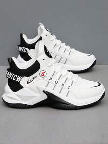 2025 New Basketball Shoes For Men, High-Top Breathable Sneakers, Summer Non-Slip White Sports Shoes