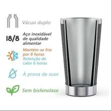 Beer Cup With Lid And Opener 473ml Stainless Steel Cold Full Colors Thermal Cup - cốc hồng 2 - Xem 3