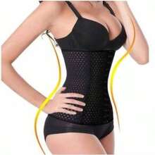 Women's Elastic Shapewear Slimming Belt Reducer Slims Waist Women Fitness Abdominal Reducing - 黑色 - 查看 5
