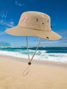 Customized Hiking Bucket Hat / Personalized Hat / Adjustable Drawstring Hat, Unisex Sun Hat - Multicolor - View 6