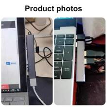 Elbow HUB USB/Type C HUB USB3.0 Docking Station 4 Ports USB HUB Type C HUB Adapter