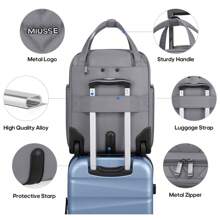 UKEIN Carry-On Underseat 16-Inch Luggage With Wheels, Softside Rolling Carry-On, Lightweight Travel Suitcase For Men Women, Personal Item Rolling Travel Bag