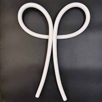 2pcs DIY Art Foam Sticks - Flexible, Bendable Floral Foam Base For Wedding, Party, And Holiday Decor, 78.74inch Total Length, 0.98inch Diameter, Party Decorations | Artistic Foam Sticks | Smooth Texture