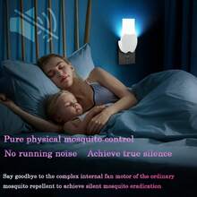 Fly Traps, Plug-In Indoor Fly Catchers, UVA Insect Light Traps With Motion-Sensing Night Lights, And Indoor Fruit Fly Traps. Suitable For Flies, Mosquitoes, Moths, And Gnats (1 Device + 5 Adhesive Cards)