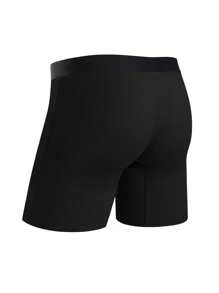 4pcs Men's Underwear, Solid Color Casual Boxer Briefs, Lounge Pants, Comfortable Breathable Pajama Shorts, Boxer Briefs