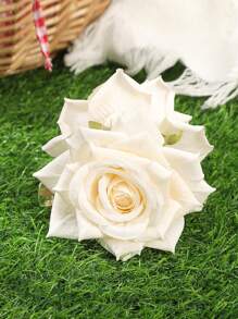 1 Stück Haarklammer mit Rosenblüte, geeignet für Feiertage, Reisen & lässigen Sommertragen Haarklammern Haar Clip Haar Klemmen Haar Clip Haar Fänger Clip