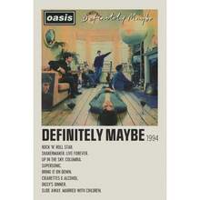 1 件经典 O-Oasis 乐队音乐封面故事 Morning Glory Heathen Chemistry 海报帆布画墙面艺术客厅家居装饰可选画框 - 彩色 - 查看 55