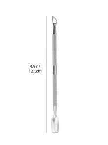 2pcs/Set Stainless Steel Cuticle Nipper & Pusher, Manicure Tool Kit