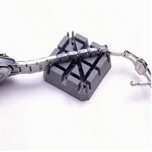 5pcs Watch Band Link Remover Kit - Includes Dual Head Hammer, Band Holder, Pin Punches 3pcs For DIY Watch Adjustments And Repairs The Ideal Choice For Giving Gifts To People