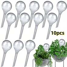 10 Pack Plastic Self-Watering Balls, Easy Drip Irrigation System For Indoor And Outdoor Plants, No Pressure Sprayer Required, Suitable For Flowers And Vegetables