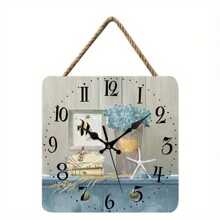 10-Inch Square Vintage Style Wall Clock, Creative European Design, Suitable For Living Room, Bedroom, Study, Office, Dining Room, Cafe, Bar, Home Decor Room Decor Clock Wall Bedroom Decor Dormitory Decor Back To School School Decor School Surprise