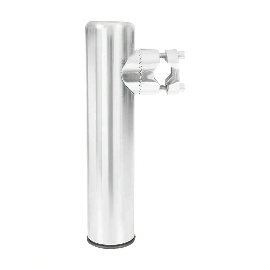YUNRUX Verstellbare Angelrutenhalter, 316 Edelstahl mit PVC-Innenfutter, 360° Rotation, perfekt für das Meeresangeln, Set von 2 - Weiss - Übersicht 1