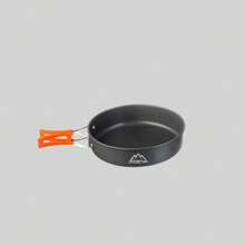 1 zestaw, Zestaw naczyń kempingowych, metalowe garnki, patelnie i czajnik, odpowiedni na piknik na świeżym powietrzu