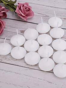 10pcs/Pack Floating Candle Centerpieces, Unscented Floating Candle Decorations, Floating Candle Vase Suitable For Valentine's Day, Thanksgiving, Wedding, Holiday, Party And Home Decor - White 20 - View 8