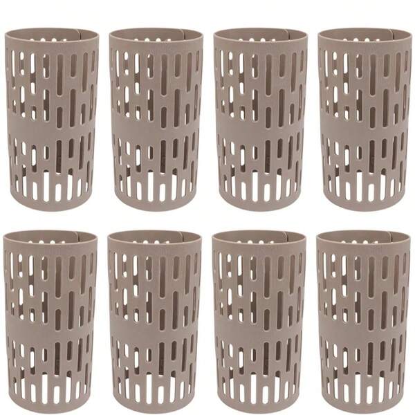 4 pezzi Protezione per tronchi d'albero, di dimensioni regolabili, nuova recinzione di protezione per alberi, dispositivo di protezione per la corteccia degli alberi, regolabile, connettibile, combinabile (colore casuale, senza fermi inclusi)