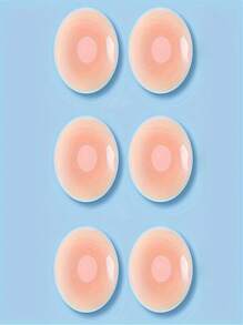 Set de 10 pétalos de sujetador de silicona antirroces, cubierta invisible y a prueba de agua para pezones, súper delgada y sin costuras