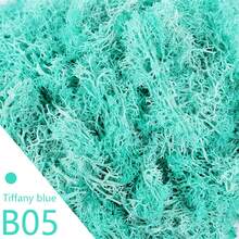 20g Musgo verde artificial preservado, manualidades de jardín DIY, decoración del hogar, paisaje en miniatura de césped artificial - Multicolor - Ver 21