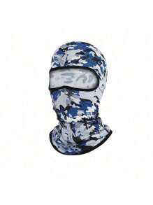 1 pièce Cagoule pare-vent - Ensemble de cache-col et de masque couvrant tout le visage - Protection intégrée de qualité pour les sports de plein air, le cyclisme, la protection solaire et les aventures par tous les temps - Masque de ski sans couture, respirant et réglable