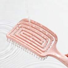 1 Set Of 2 Pcs Volumizing Top-Knot Combs, Women's Dedicated Long Hair Styling Massage Meridian Air Cushion Combs