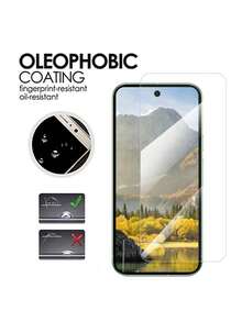 Compatible With Google Pixel 9Pro XL/Pixel 8/Pixel 8A/Pixel 8 Pro, 2-In-1 High Definition/Privacy Screen Protector + Camera Lens Protector Set, 9H Hardness Tempered Glass, High Definition Anti-Scratch, Privacy Protection, Sensitive Touch Gift For Birthday, Family, Friends Phone Screen Protector, Phone Accessories - Clear - View 9