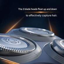 PHILIPS 電動刮鬍刀S1887 3D浮動刀頭 耐腐蝕歐洲進口鋼材 低感鋼材 貼膚速剃 風馳切割系統 直立式機身 IPX7等級防水 黑色