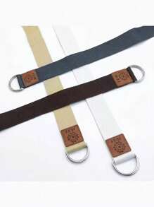 1pc 250*2.5cm Stretch Strap With Leather Tag, Multifunctional Binding Band, Pull Strap, Shoulder Warm-Up Stretching Strap, Woven Yoga Rope, Home Assistance Pilates Stretching, Stretching Strap For Beginner Fitness Training, Fitness Shaping, Indoor And Outdoor Exercise, Yoga Mat Exercise
