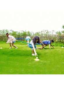 适用于多人、多方向、多方向绳索奔跑比赛（2米/6.56英尺长，混色款），团队扩展游戏道具，适合户外活动、家庭建设、家庭聚会游戏、团体聚会游戏、户外用品、户外游戏、趣味运动游戏、万圣节、圣诞节、圣诞礼物、新年礼物 - 彩色 - 查看 4