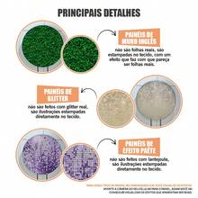 Felicita Round Panel Sublimated Fabric 3D Awareness Months 1.50cm - 藍色十一月 RD-6755 - 查看 4