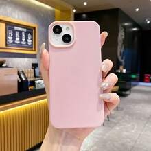 For IPhone 11, 12, 13, 14, 15, 16 Plus Pro Promax XSMAX XS/X  Faux Leather Phone Case, High-End And Fashionable - Hồng - Xem 1