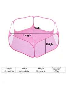 便携式小型动物运动围栏可折叠户外仓鼠/豚鼠/泡泡球帐篷