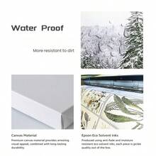 Wrapped Framed Canvas Wall Art, Vintage Prints Poster, Peace, Poppy, Flag-Abstract, Realistic, Art Style, Retro, Birthday Party Decor, Decorative Wall Art For Living Room Bedroom Office, Hanging Hardware Included - Framed, Horizontal - Framed Canvas - View 9