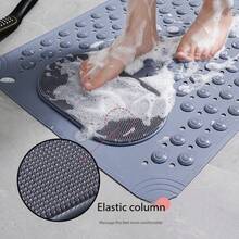 Shower And Bathtub Mat , Rubber Non-Slip Shower Mat For Elderly & Women, Bathtub Mat Non Slip With Drain Holes &Suction Cups, Bath Mat For Bathroom And Tub Back To School - Multicolor - View 5
