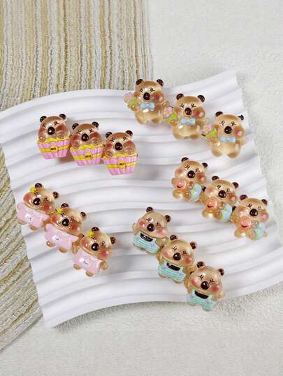 1pc Cute Capybara Design Hair Clip, Cartoon Hairpin Sweet Barrette Duck Clip Hair Accessory, Suitable For Daily Use