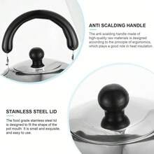 4L Stainless Steel Whistling Kettle Stove Top Hob Kitchenware Tea Camping UK - 1 - View 4