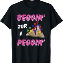 Beggin' For A Peggin' T-Shirt - Black - View 1
