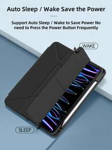 DANYCASE 时尚保护壳适用于 iPad 7/8/9th 10.2 10th/11th A16 10.9 Air 4th 5th 6th 10.9 Air 11M3 2025 Pro 11 M4 2024 Pro 11 2020-2022 5th 6th Air Air 2 9.7 英寸 - 黑色 - 查看 8