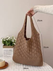 Strandbeutel für den Sommerurlaub, Umhängetasche mit großer Kapazität, elegante Mode-Umhängetasche für Frauen, gehäkelte gewebte Reisetasche, Reisenotwendigkeiten, Muttertagsgeschenk, Hochzeitssaison Brautjungfer Geschenktasche, Lunchtasche für Studentinnen, Geschäftsfrauen