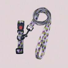 1pc Traction Set, New Fashion Cute Fruit Print Traction Set - Purple - View 2