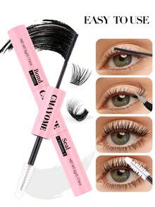 1支10克睫毛嫁接胶水，专为单根睫毛嫁接设计，超强粘性，DIY睫毛嫁接，簇状睫毛胶水，二合一睫毛胶水，簇状睫毛胶水，睫毛嫁接工具，睫毛嫁接套装，化妆工具 - 藍色 - 查看 10