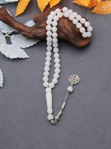 1 pieza Brazalete de cuentas de oración de acrílico de 45 piezas de 10 mm, adecuado para Ramadán, Eid Al-Fitr, regalos de Navidad